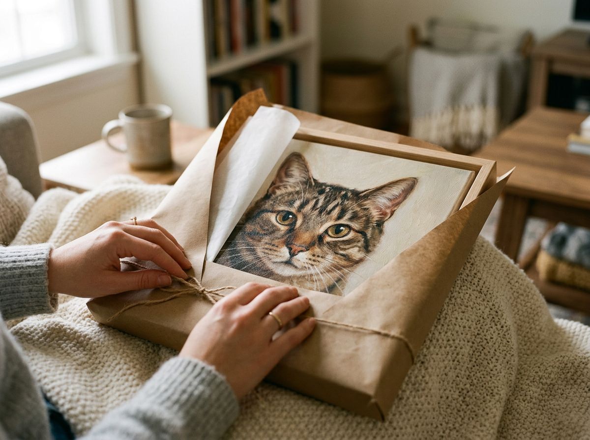 Return and exchange of a hand-painted portrait ordered from a photo